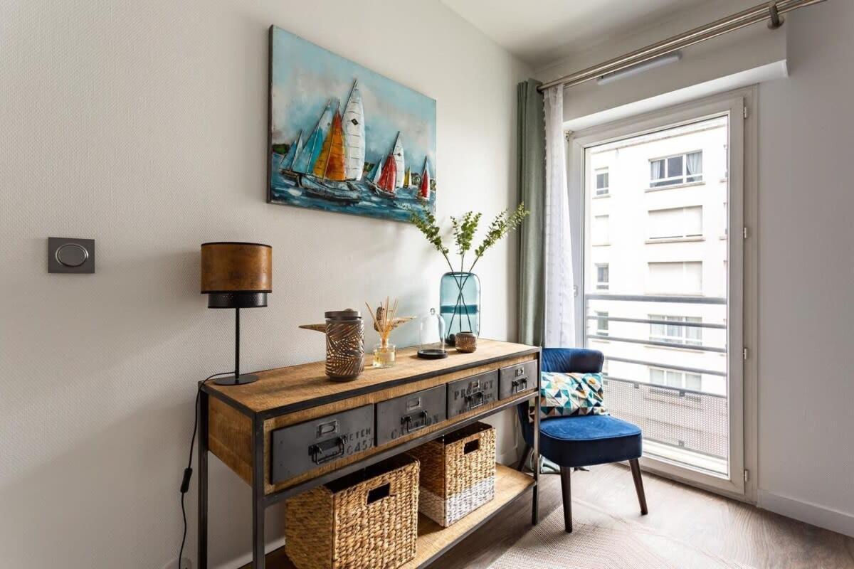 Le Saint Helier -Appartement Cosy Et Calme Parking Rennes Kültér fotó